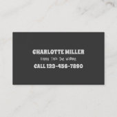 Hond Walker Hond Sitter Visitekaartje (Achterkant)