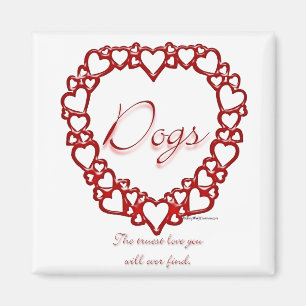Hond ware liefde magneet