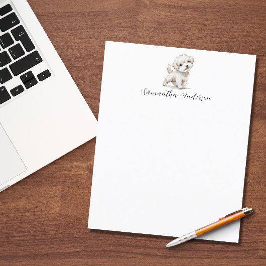 Hond Waterverf Letterhead