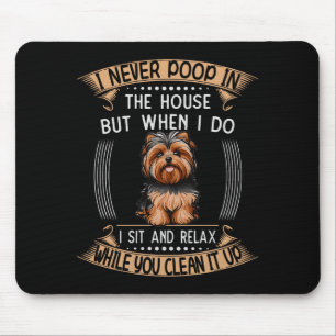 Hond Yorkie O Spullen Huisdier Vader Prijs Yorkieo Muismat