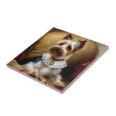 Hond Yorkshire Terrier Beauty Tegeltje (Zijkant)