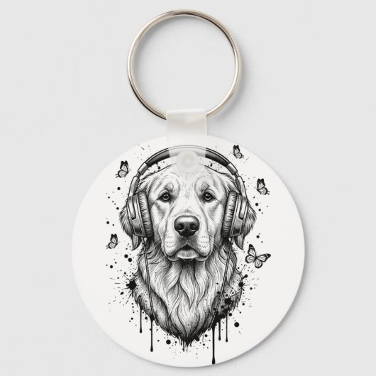 Hond Zakelijk Sleutelhanger (Voorkant)