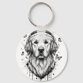 Hond Zakelijk Sleutelhanger (Achterkant)