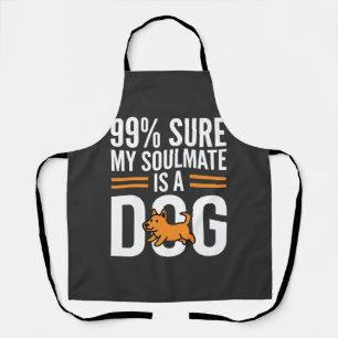 Hond Zielsverwant Grappige Huisdierliefhebber Typo Schort