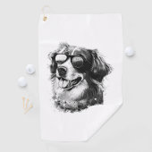 Hond Zonnebril Dier Cool Grappige basset hond Golfhanddoek (Insitu)