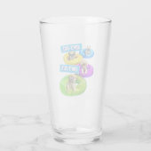 Hond Zwembad Feestje Glas (Achterkant)