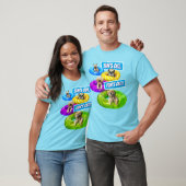 Hond Zwembad Feestje T-shirt (Unisex)