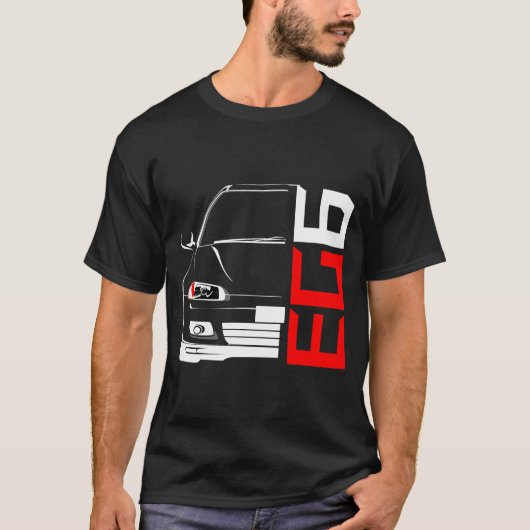 Honda Civic EG 6 JDM T shirt (Voorkant)