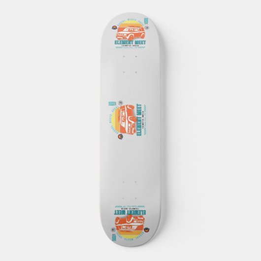 HONDA E MEET Planche de skateboard 21 cm (Recto)
