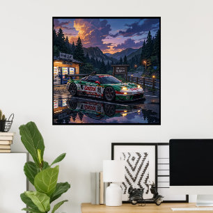 Honda NSX GT Poster