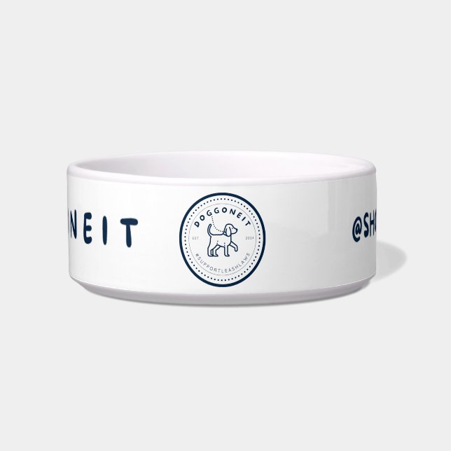 HondDieErUit! Bundel Voerbakje (Voorkant)