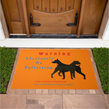 Honden Attac Waarschuwing Geen Sliciting Waarschuw