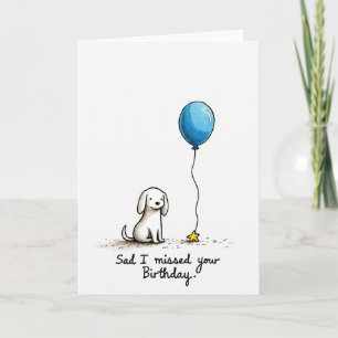 Honden Ballon Verjaardagskaart Kaart
