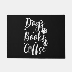 Honden Boeken Koffie Hond Liefhebber Boek Worm Deurmat