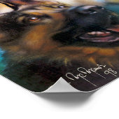 Honden Collage Poster (Hoek)