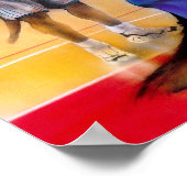 Honden die Basketball Poster spelen (Hoek)