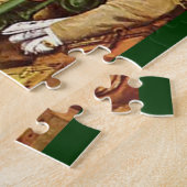 Honden die kaarten afspelen puzzel legpuzzel (Zijkant)