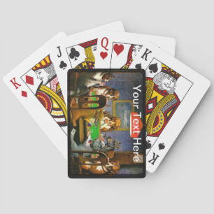 Honden die poker spelen - een vriend in behoefte d pokerkaarten