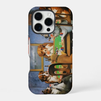 Honden die Poker spelen van Cassius Marcellus Cool iPhone 16 Pro Hoesje