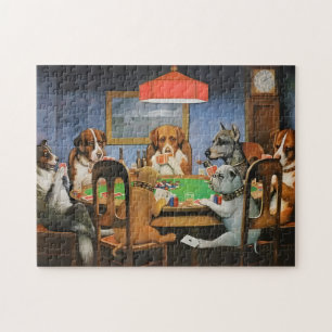 Honden die Poker spelen van Cassius Marcellus Cool Legpuzzel