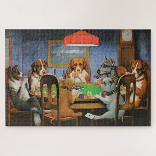 Honden die Poker spelen van Cassius Marcellus Cool Legpuzzel