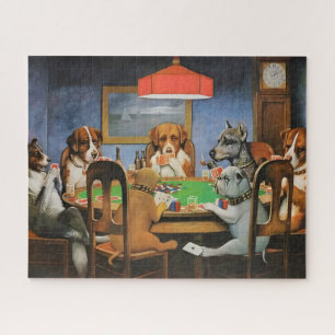 Honden die Poker spelen van Cassius Marcellus Cool Legpuzzel