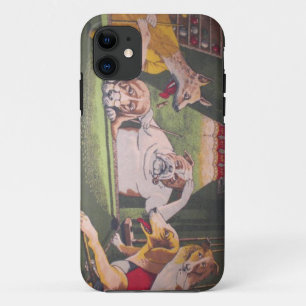 honden die zwembad spelen iPhone 11 hoesje