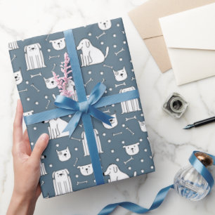 Honden Doodle Vreugde Cadeaupapier