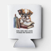 Honden en boekovers blikjeskoeler (Achterkant)