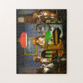 Honden en Kaarten Legpuzzel (Verticaal)