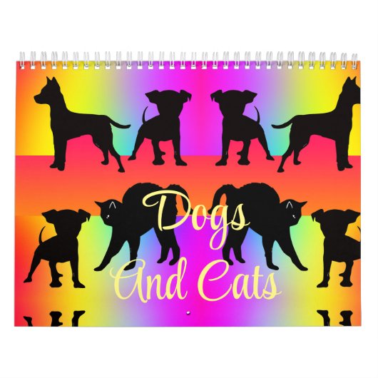 Honden en katten 12 maanden kalender (Hoes)