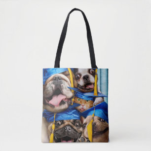Honden en katten afgestudeerd in fotohokje draagtas
