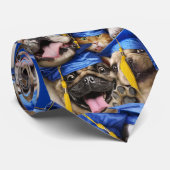 Honden en katten afgestudeerd in fotohokje stropdas (Opgerold)
