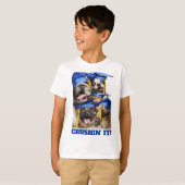 Honden en katten afgestudeerd in fotohokje t-shirt (Voorkant volledig)