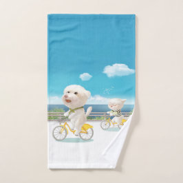 Honden en katten Fietsen bij het Zee Handdoek