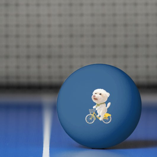 Honden en katten Fietsen bij het Zee Pingpongballen (Net)