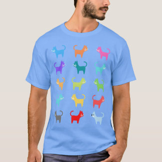 Honden en katten grappig t-shirt