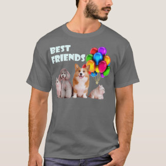 Honden en katten Ik hou van honden en katten T-shirt