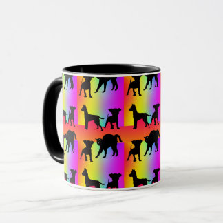 Honden en katten + kleuren mok