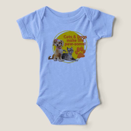 Honden en katten maken het leven pootjes! (Design voorkant)