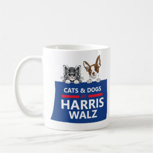 Honden en katten voor Harris Walz Koffiemok