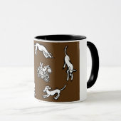 Honden en konijnen mok (Voorkant rechts)