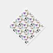 Honden en poten servet (Hoek)