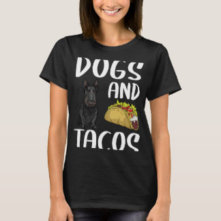 Honden en tacos Scottish Terrier Mexican Food T-shirt