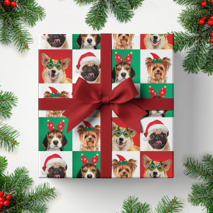 Honden Feestelijke Kerst Verpakking Papieren Blade Inpakpapier Vel