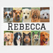 Honden Fleece Deken (Voorkant (Horizontaal))