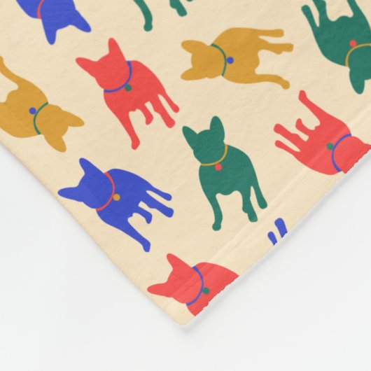 Honden Fleece Deken (Hoek)