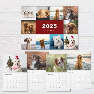 Honden Fotocollage Moderne 2025 Kalender