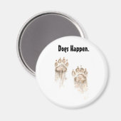 Honden gebeuren magneet (Voorkant / Achterkant)