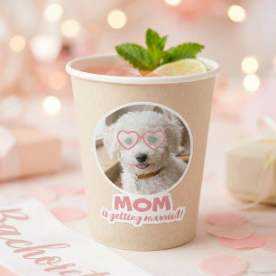 Honden Gezicht Bachelorette Bruiloft Huisdier Foto Sticker